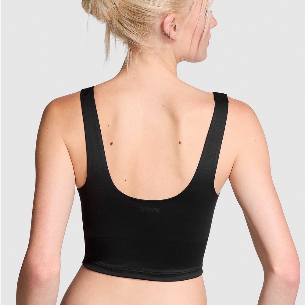 PINK Victoria's Secret Relay Longline Sports Bra - Picture 4 of 5